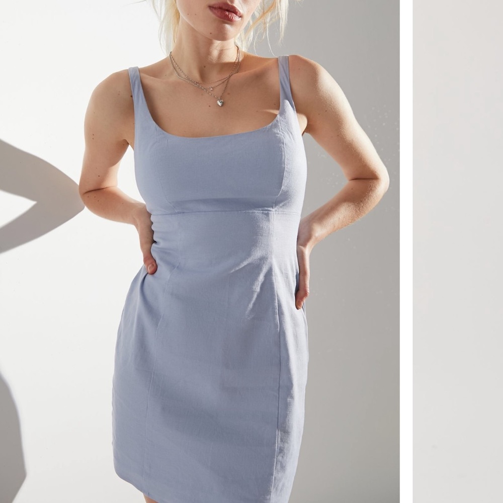 Urban Outfitters Winona Linen Mini Dress